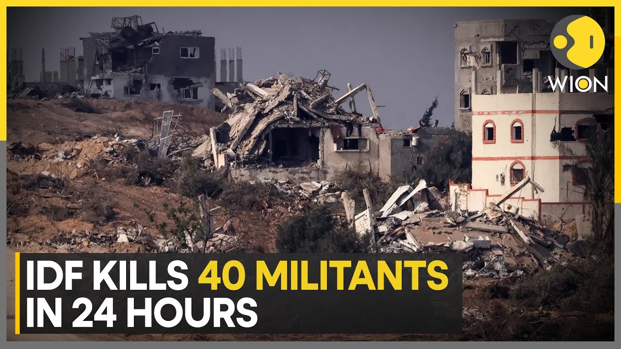 Israel-Hamas war: IDF kills 40 militants in past 24 hours; Troops operate in Khan Younis | WION