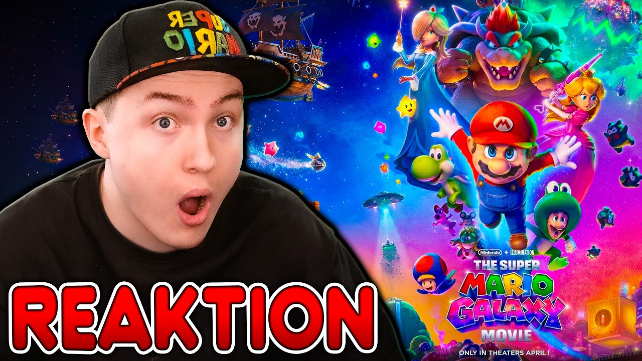 🔴LIVE | Ich reacte auf den finalen Super Mario Galaxy Filmtrailer!