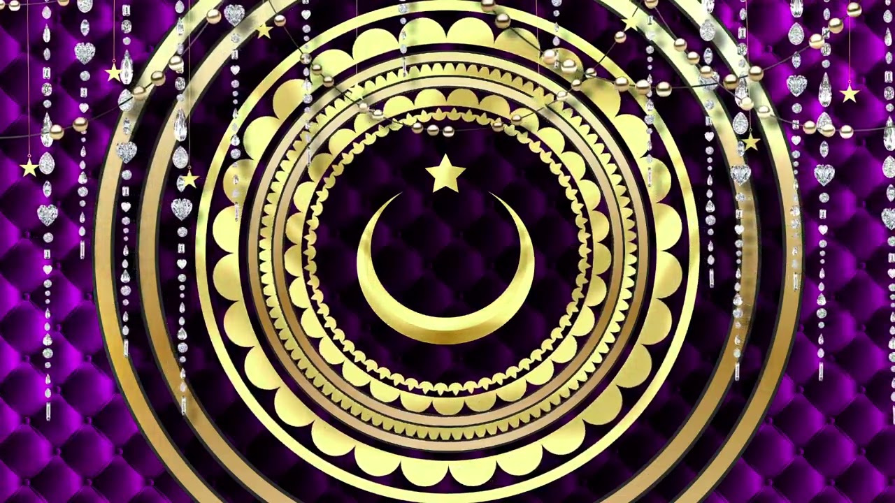 Islamic background 4k loop