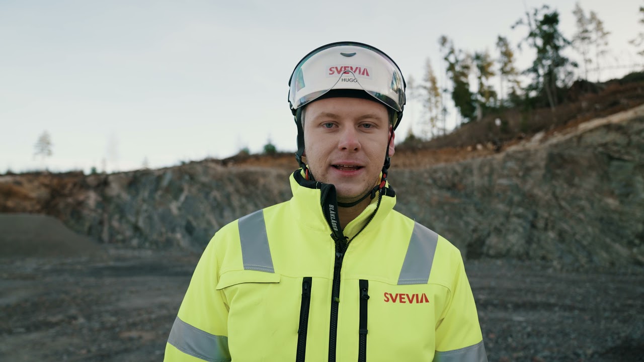 Hugo Karlsson, trainee på Svevia