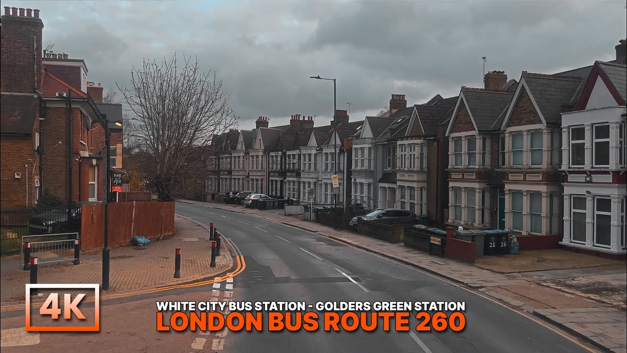 London Bus Ride Exploring West to Northwest London | Upper Deck Bus Ride on Route 260