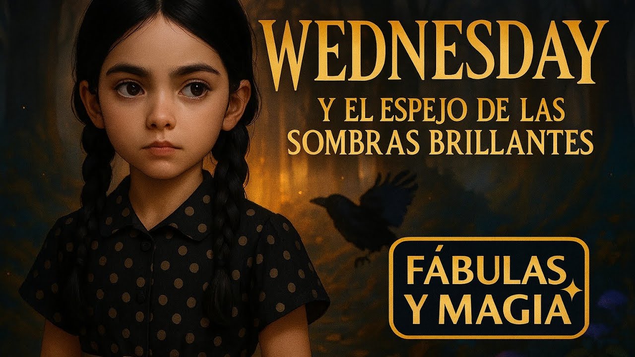 Merlina y el Espejo de las Sombras Brillantes @FabulasyMagia
