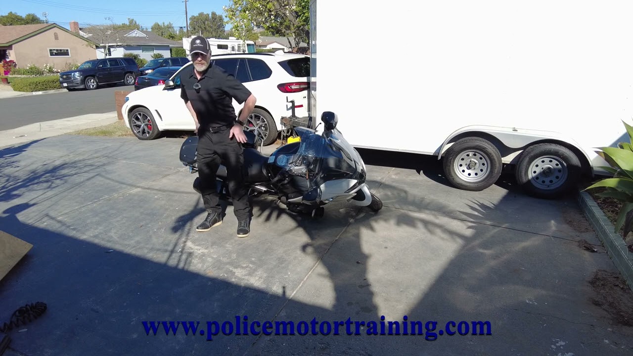 Pick Up a Police Motorcycle- A Better Way