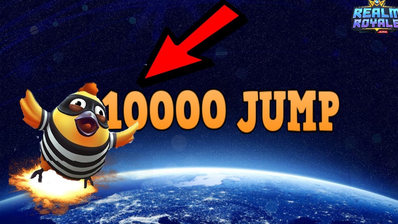 10000m Jump with Concussion BOMB !   Realm Royale Daily Best Funny Moments