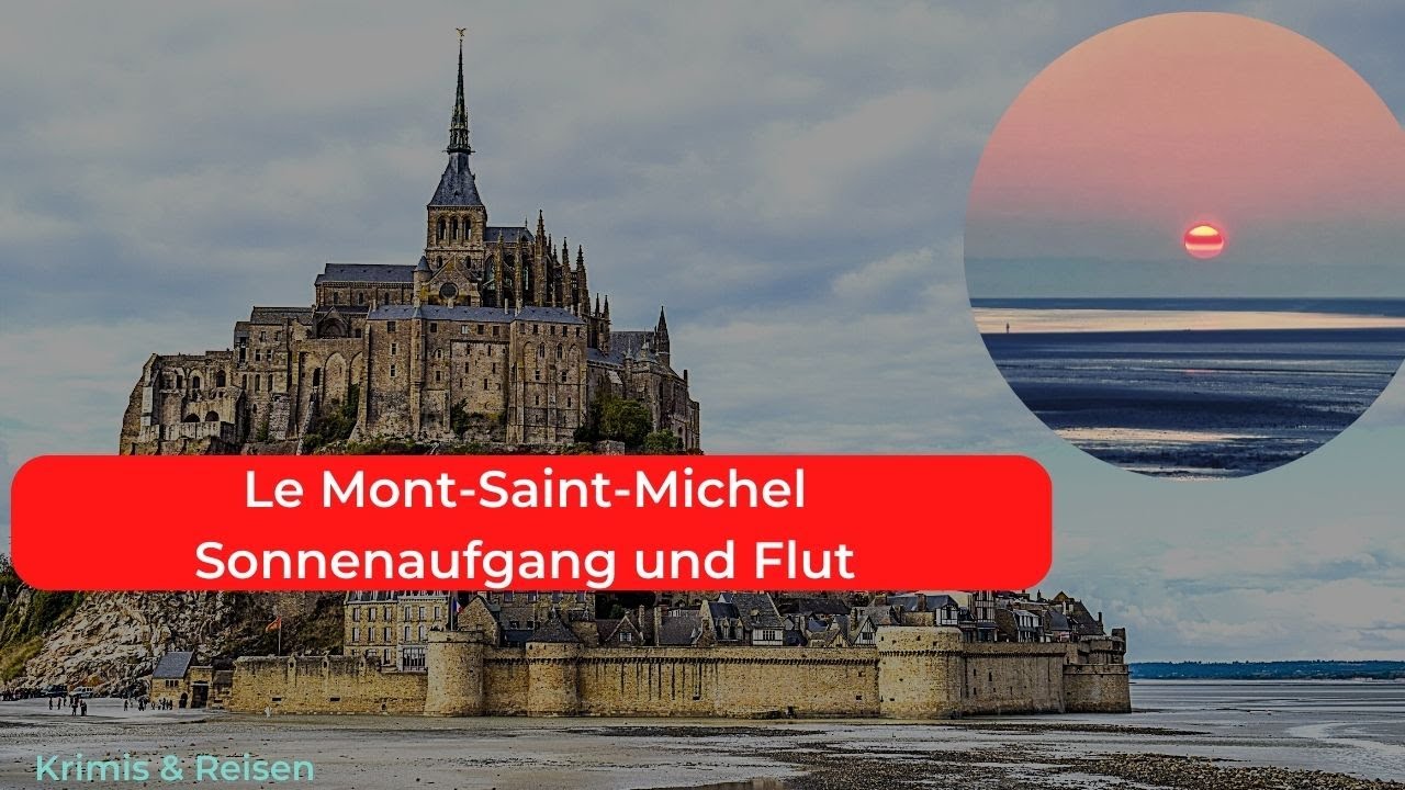 Springflut am Mont-Saint-Michel