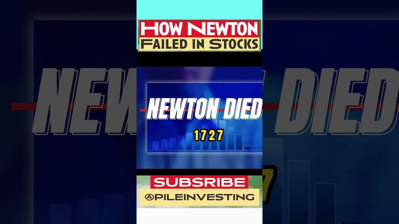 How Newton Failed in Stocks | Sir Isaac Newton Investment | Pileinvesting #shorts #viral #shortvideo