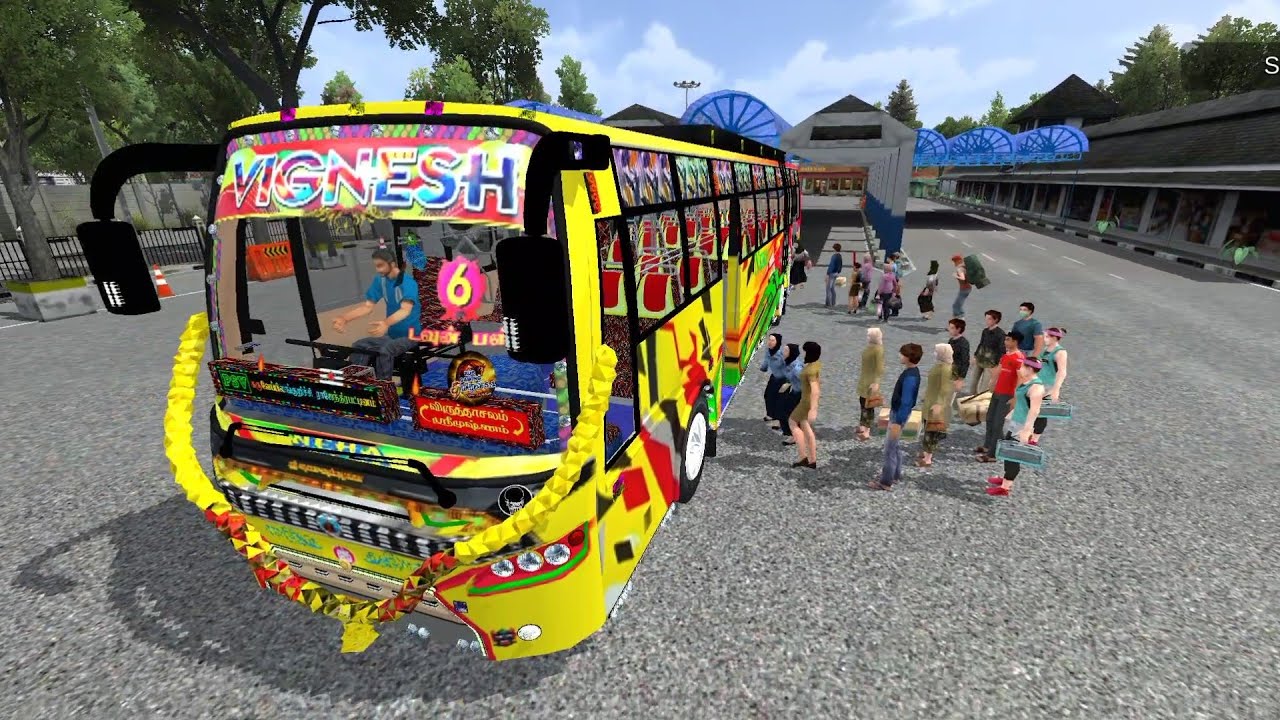 💥 new loanch vignesh travel tourism industry road bus simulator indonesia android game play 