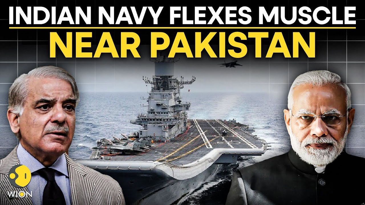 Operation Sindoor: Indian Navy Display Of Power In The Arabian Sea Near Pakistan Amid Tensions |WION