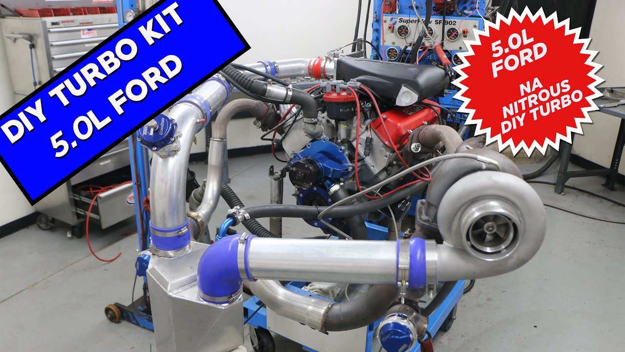 DIY EBAY TURBO 5.0L-BUILDING BOOST!