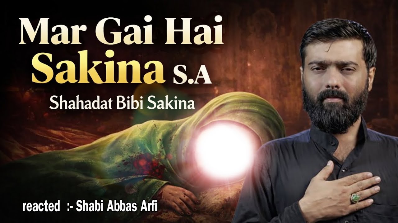 Mar gayi hai sakina || noha shabi abbas arfi || Muzaffarnagar || 