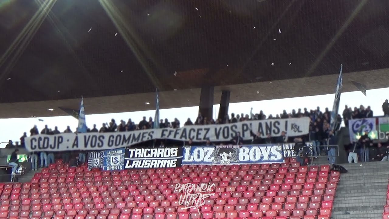 Kop Sud &agrave; Zurich, Grasshoppers - Lausanne le 01.04.2024