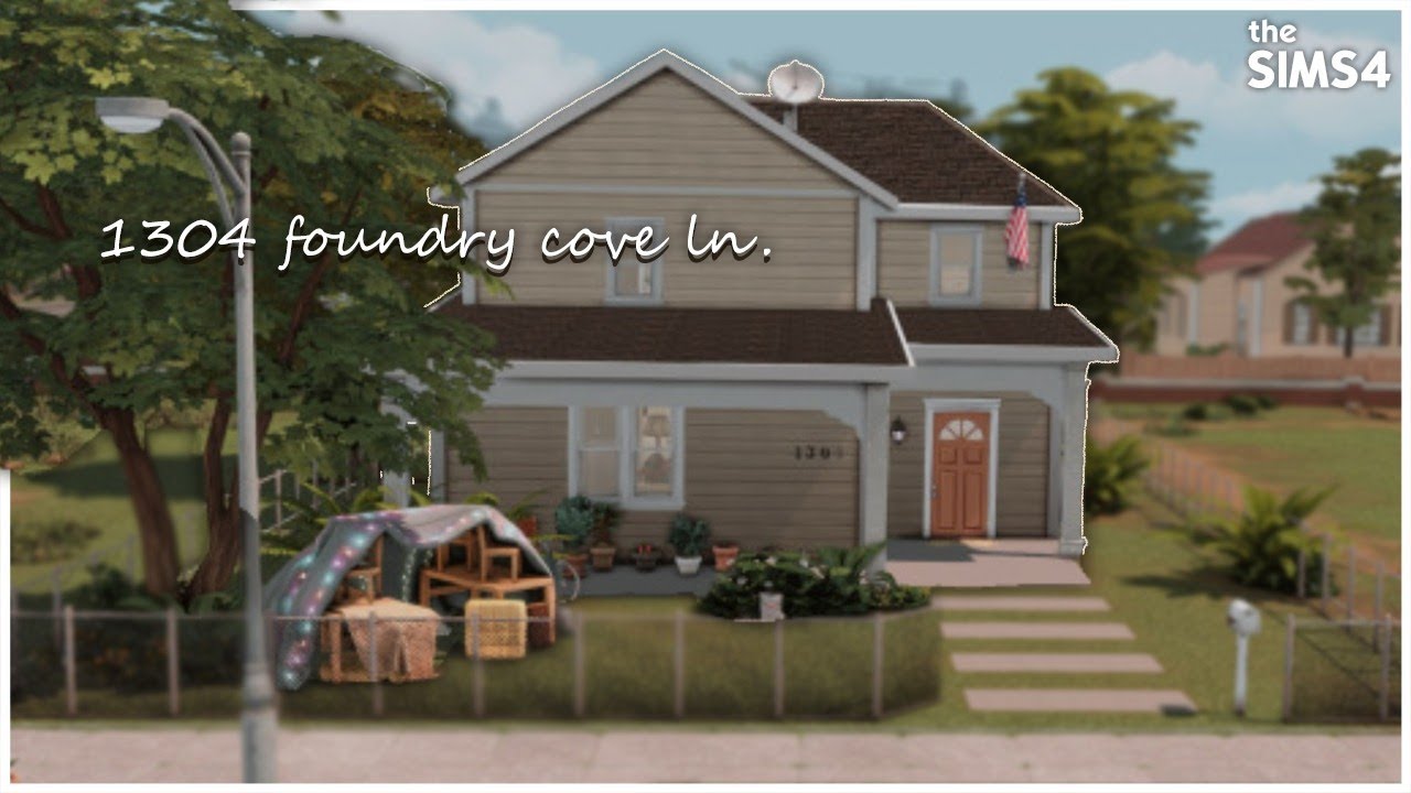 1304 foundry cove ln. renovation | the sims 4 speed build + cc list