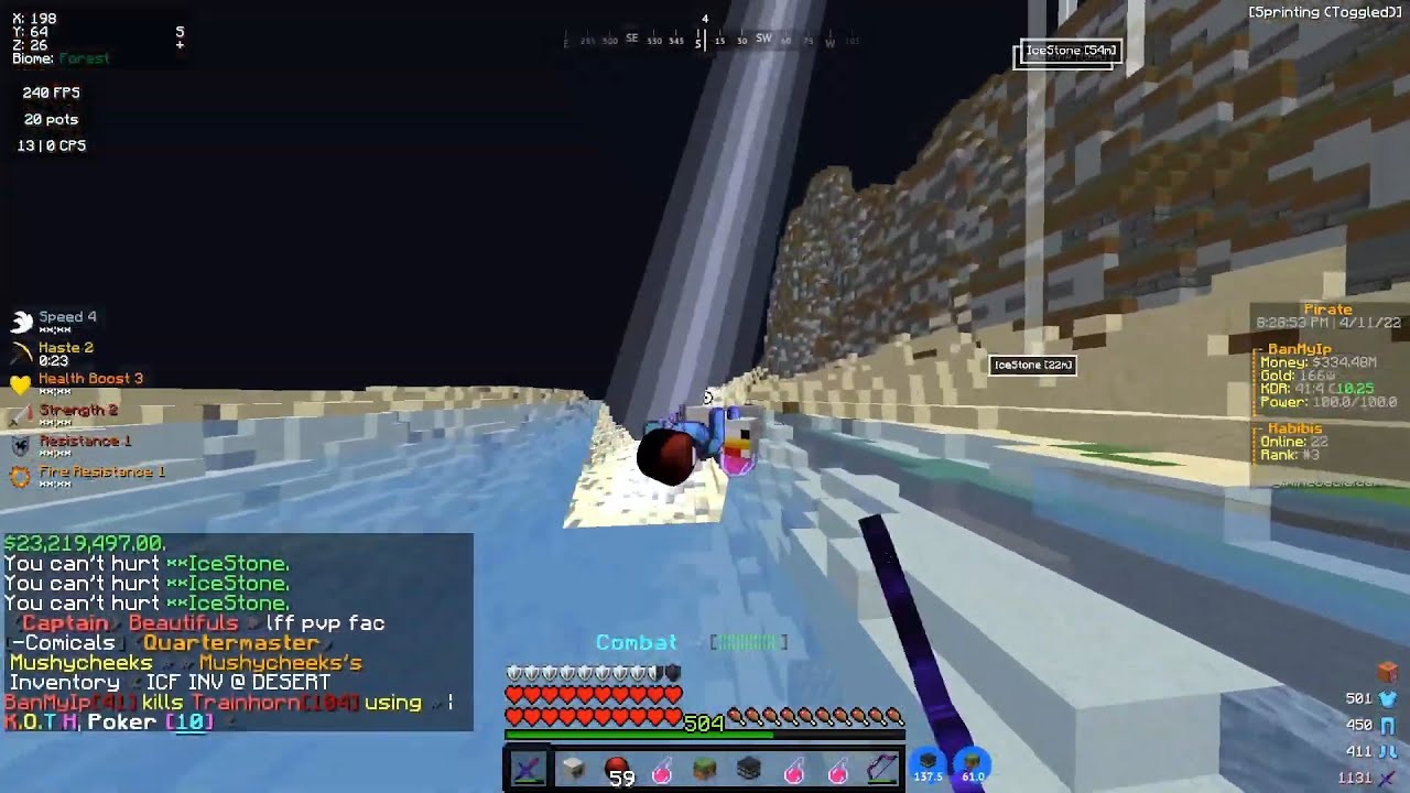 Minecadia | Destruction of HCF players (Smokeable edit)