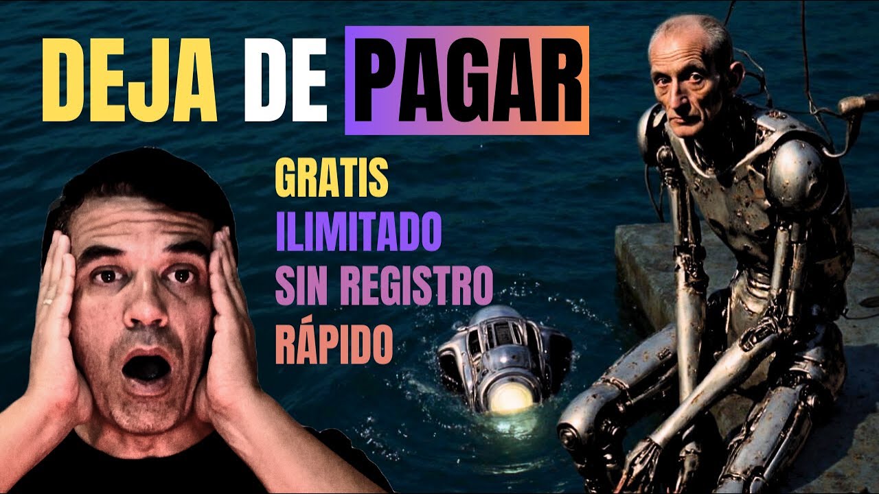 WOW! GENERADOR de VÍDEOS, IMÁGENES y EDITOR con IA 🤯 GRATIS - ILIMITADO - SIN REGISTRO y RÁPIDO