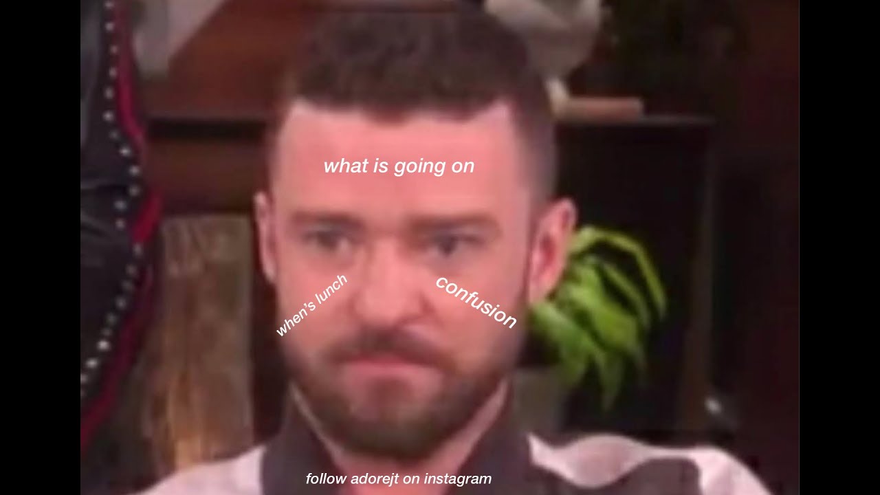 Justin Timberlake Being a Mood For a Minute and a Half