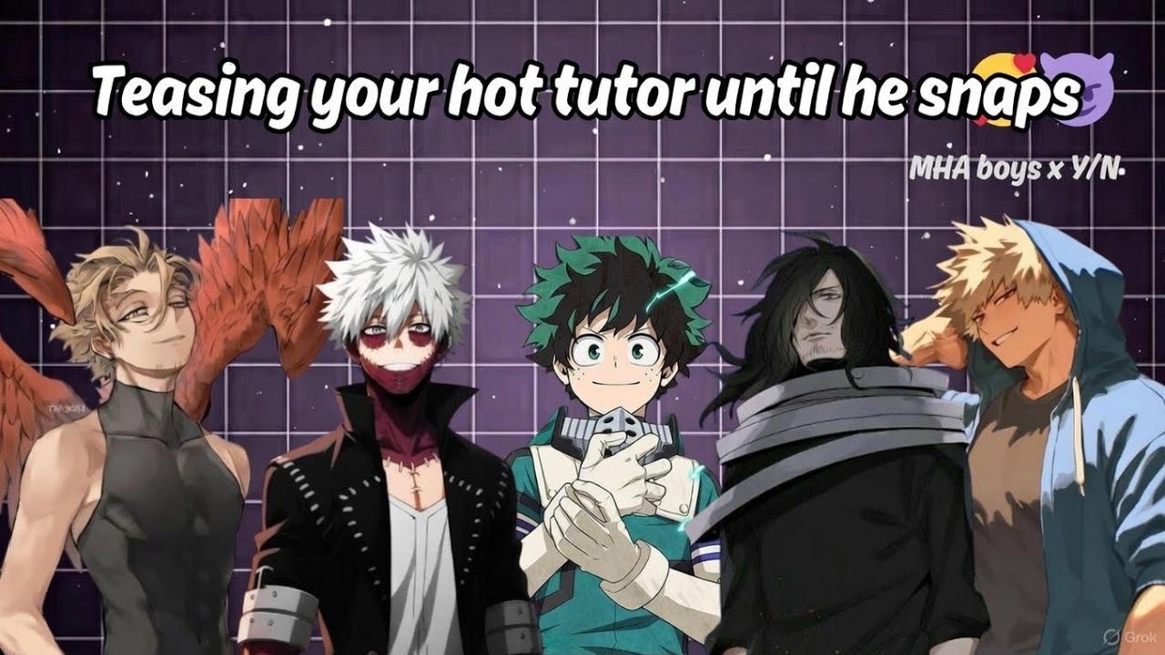 Teasing your hot tutor until he snaps 🥰😈