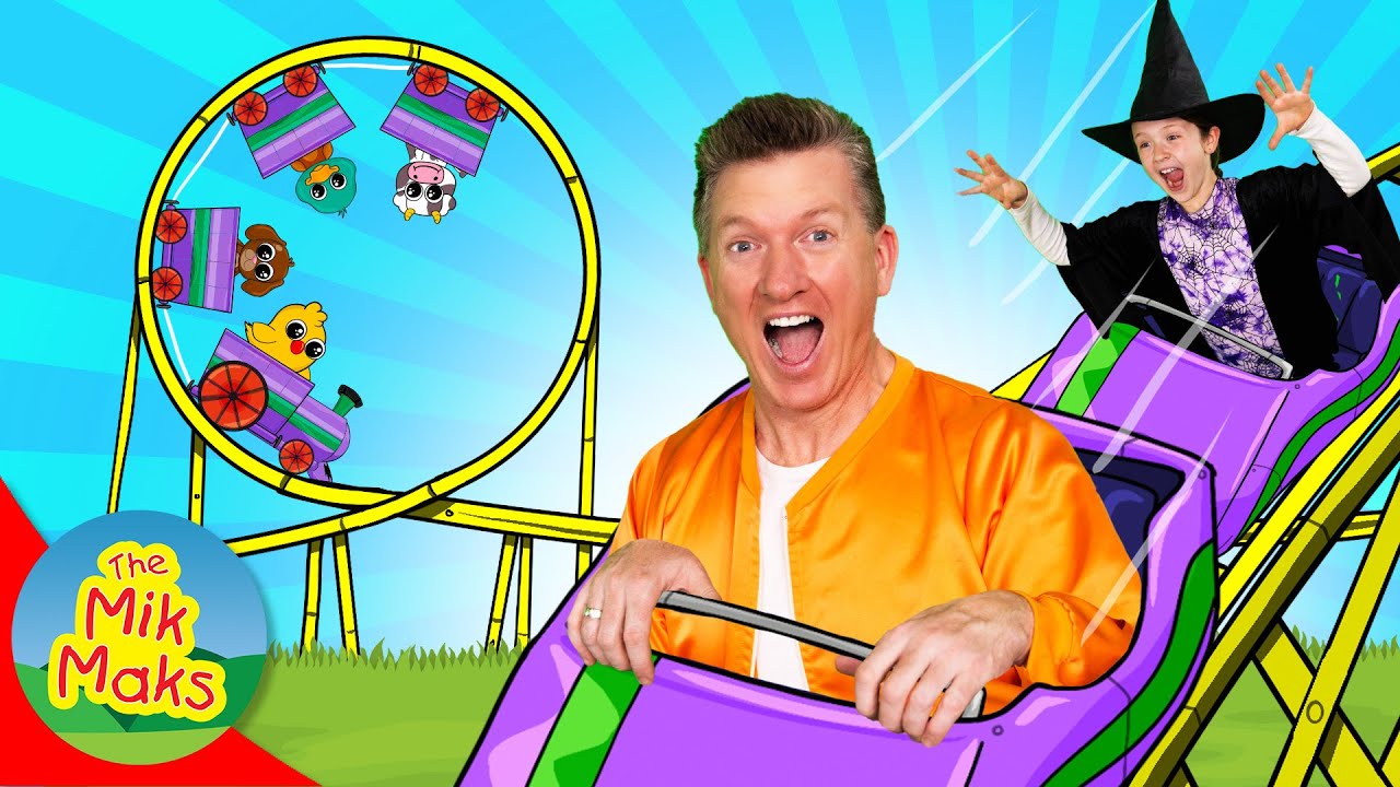 Ghost Train | Kids Halloween Songs | The Mik Maks