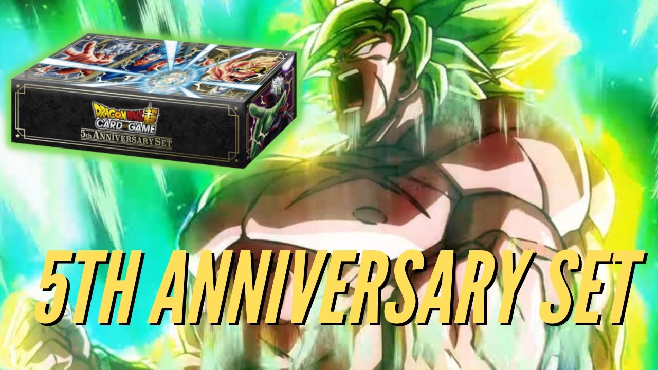 OPENING The Brand New Dragon Ball Super Card Game 5th Anniversary Set