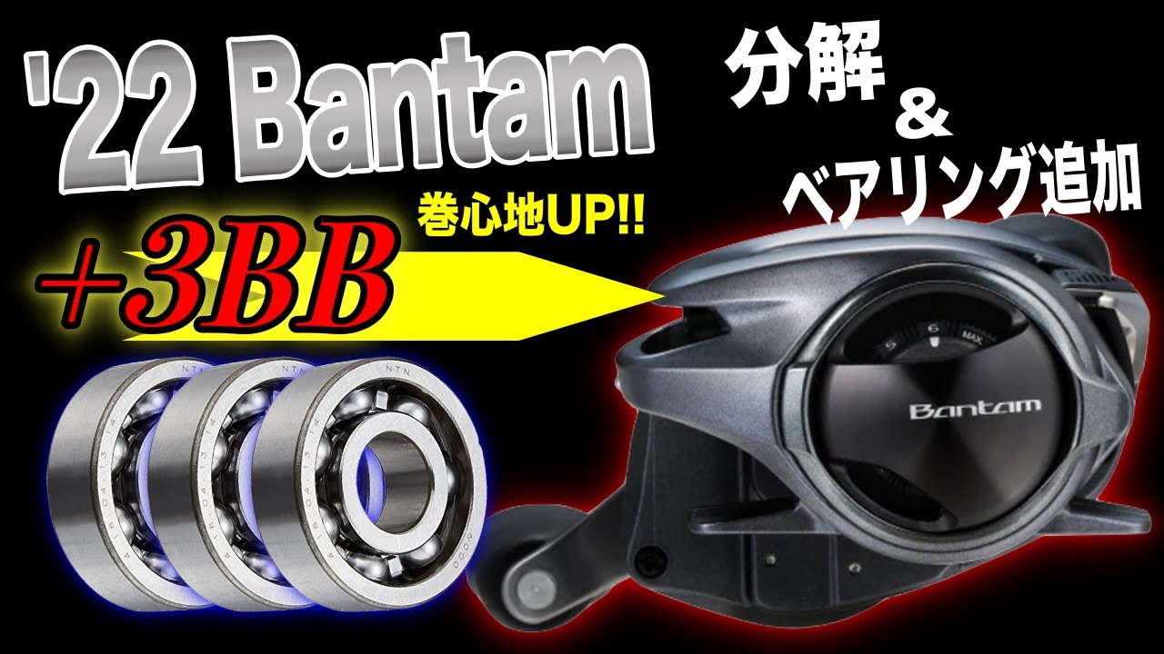 新型バンタムを買ってすぐ分解＆ベアリング追加したった！