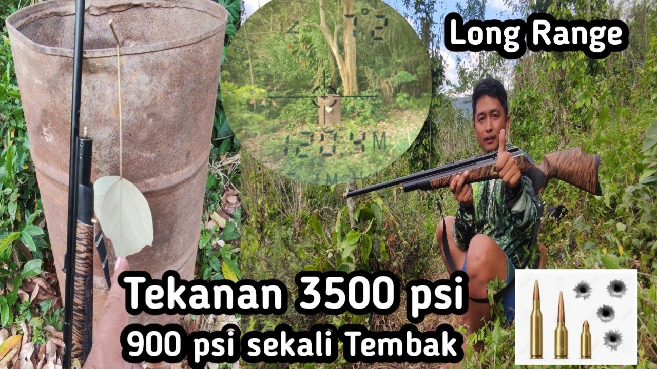 UJI POWER DAN AKURASI PCP BAWOR JARAK 120 METER. @ratumimis@S.G.E299