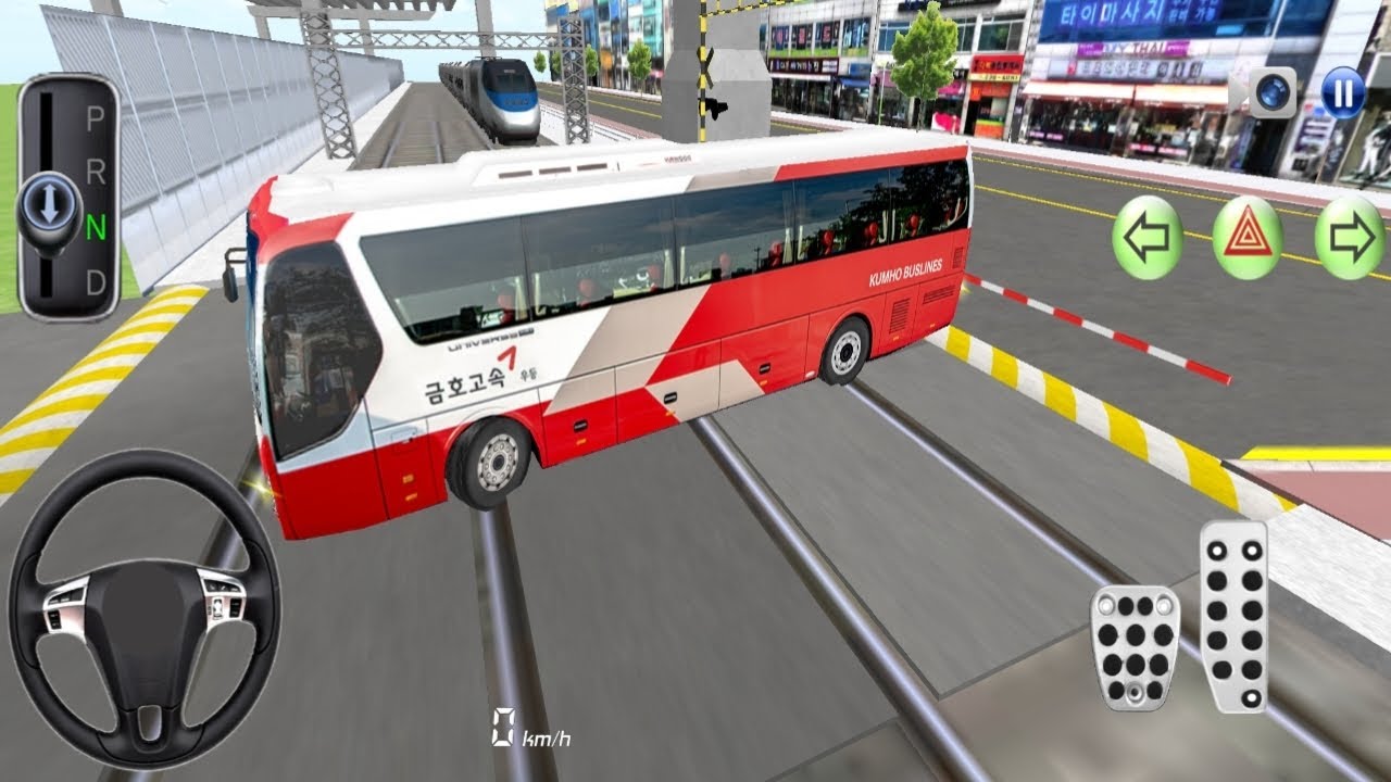 New Bullet Train Vs Kumho Buslines bus - 3D Driving Class - Android Gameplay #viral 