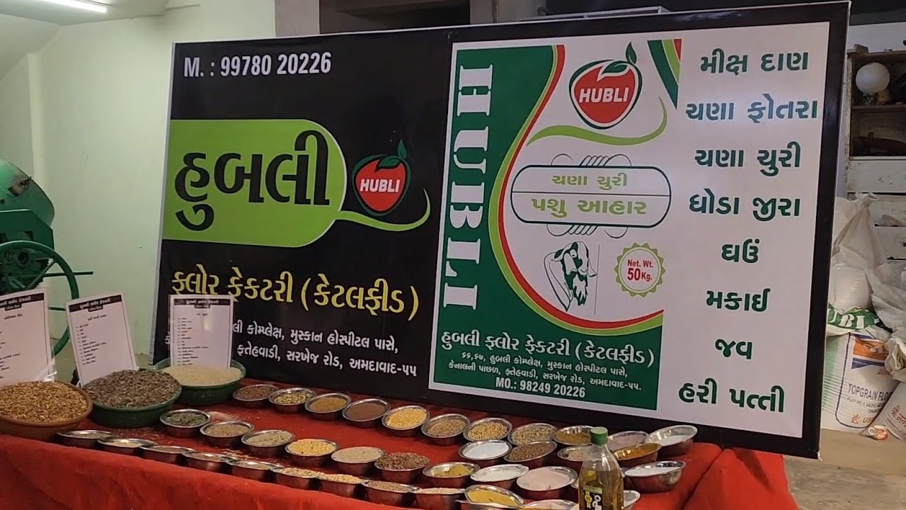 The Biggest Goat & Cattle Feed Factory Of Gujarat | Hubli Cattle Feed Ahmedabad | Hitech Machinery.