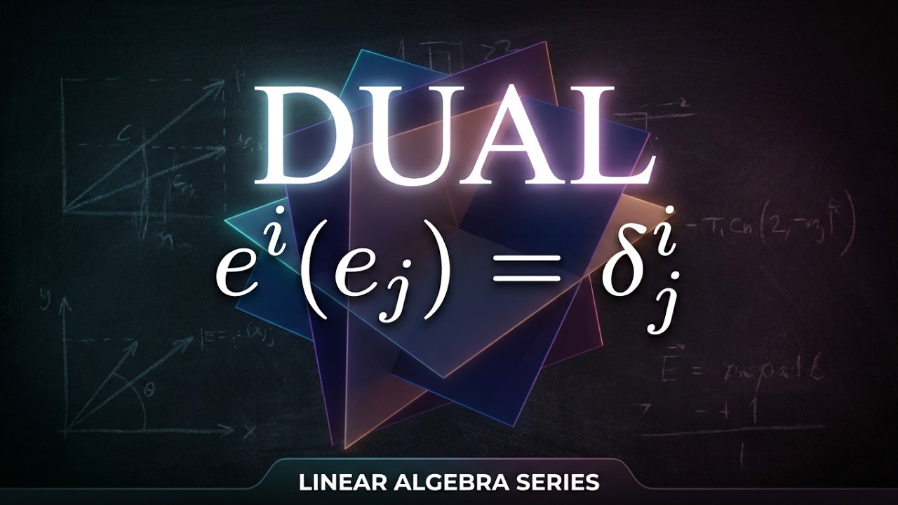 Linear Algebra for Machine Learning: The Dual Basis