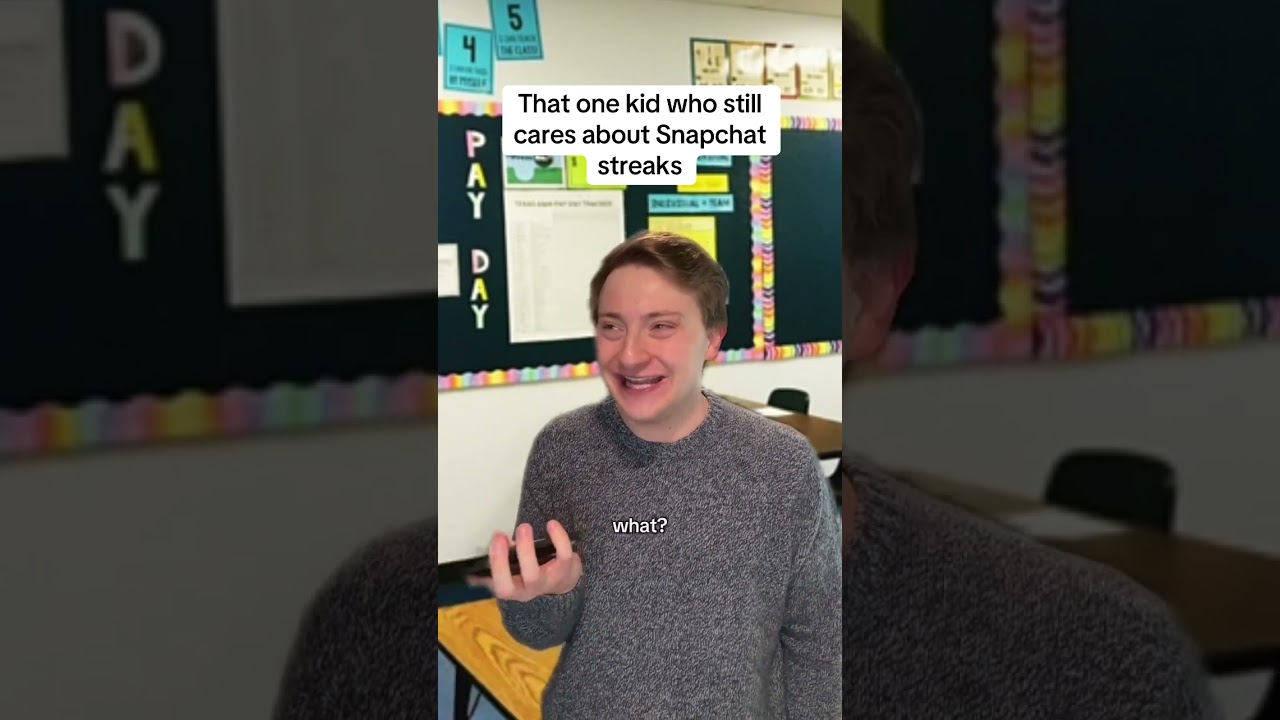 That one kid who still cares about Snapchat streaks  #pov #funnycomedy #teacher