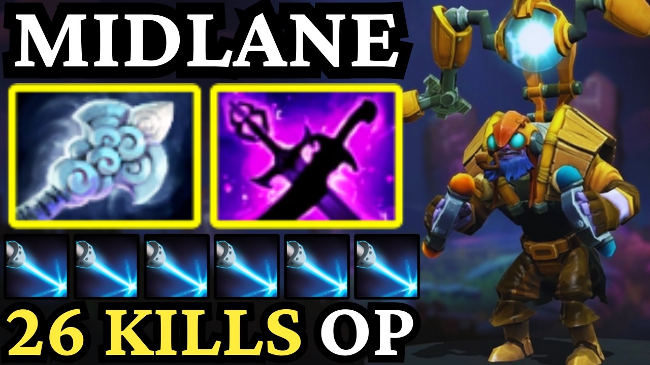 🔥 TINKER Mid GOD &mdash; 26 KILLS DOMINATION 🔥 Dota 2 Mid