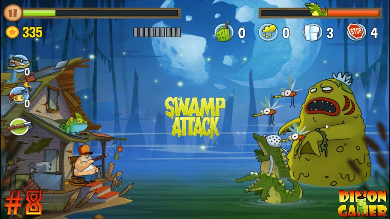 Прохождение игры Swamp Attack (Android) #8 (Болотный Монстр!)