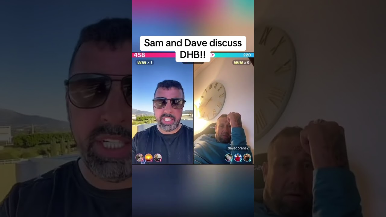 Fake Gangster Sam Walker  Discusses Targeting  DHB with Dave doran