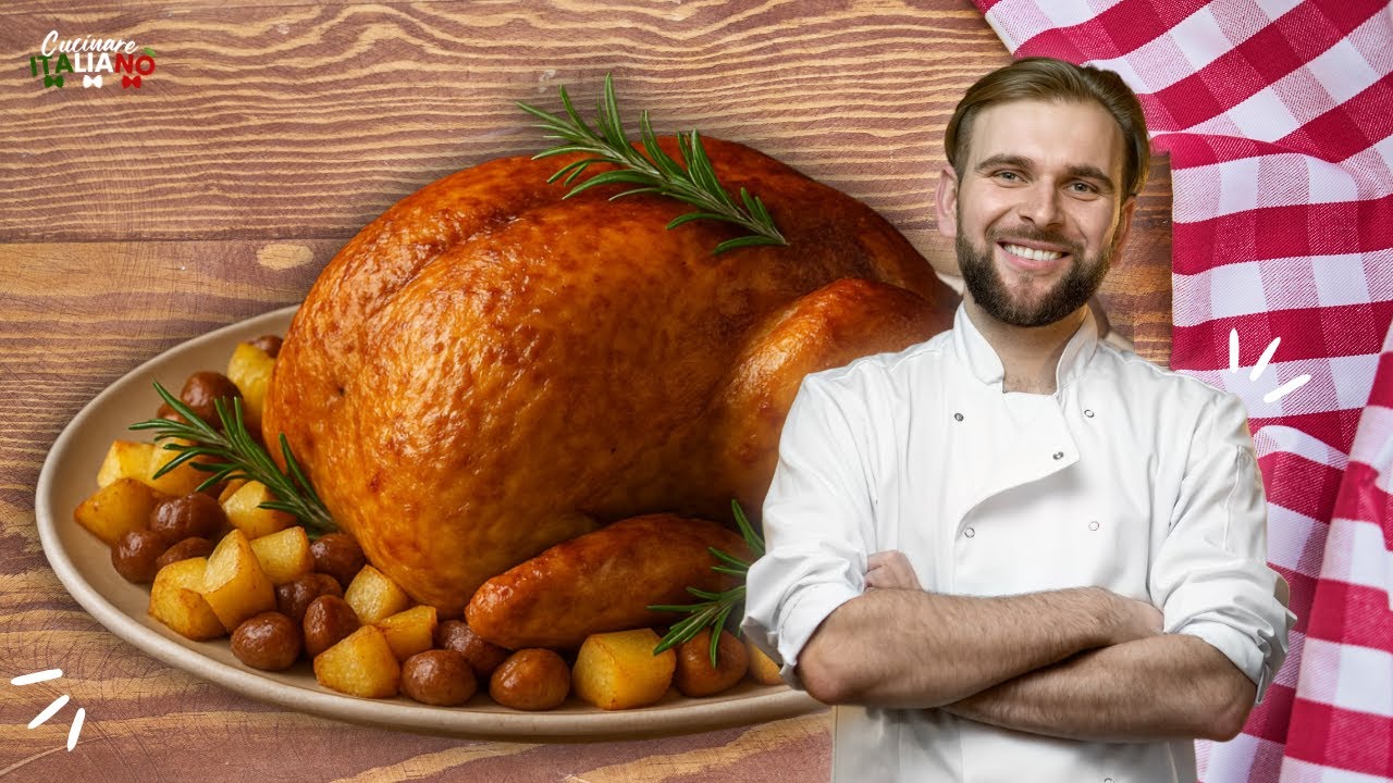 🎄 Cappone  Ripieno di Natale 2025 | Ricetta Tradizionale con Patate e Castagne ✨