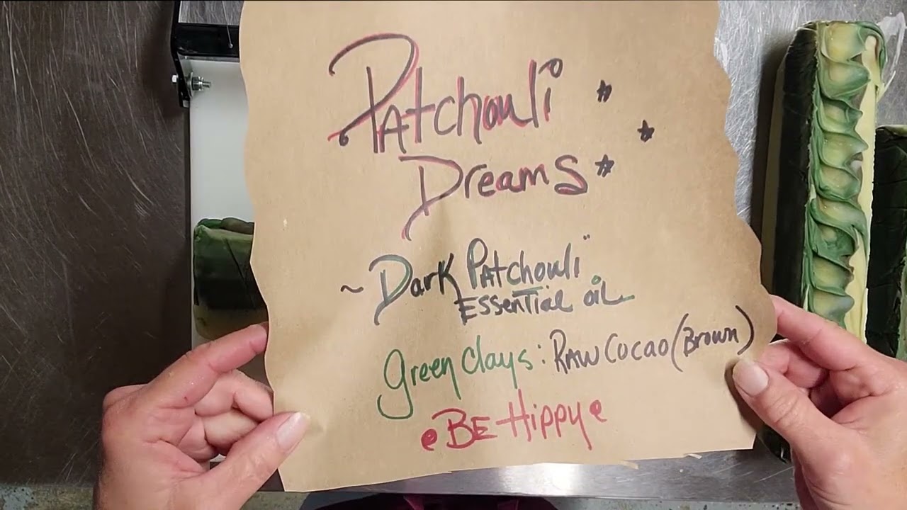 How I Make Homemade Patchouli Soap