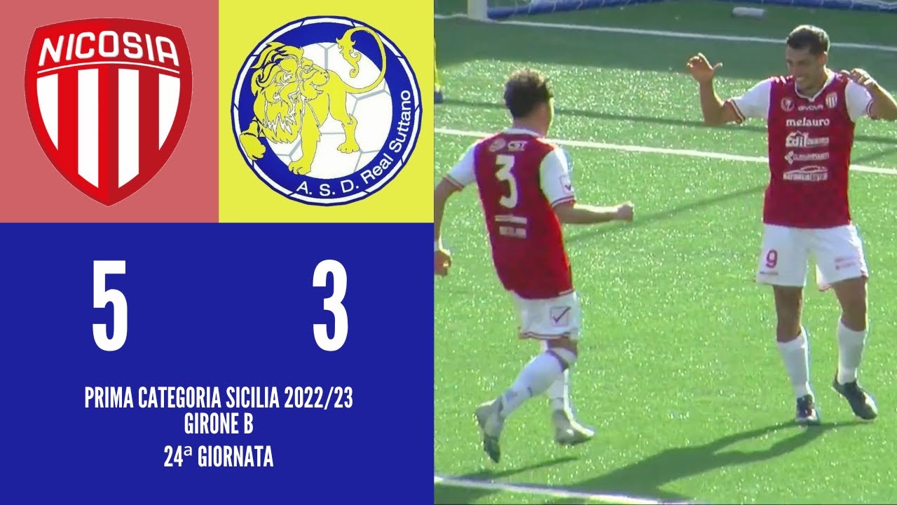 Nicosia - Real Suttano 5-3 | MATCHDAY 24 Prima Categoria Sicilia 2022/23