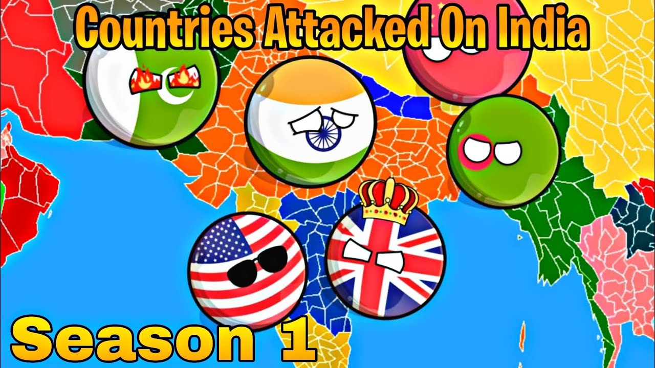 Countries Killing India 😱[War And Fight] 😱😱 [Season 1] #countryballs #worldprovinces
