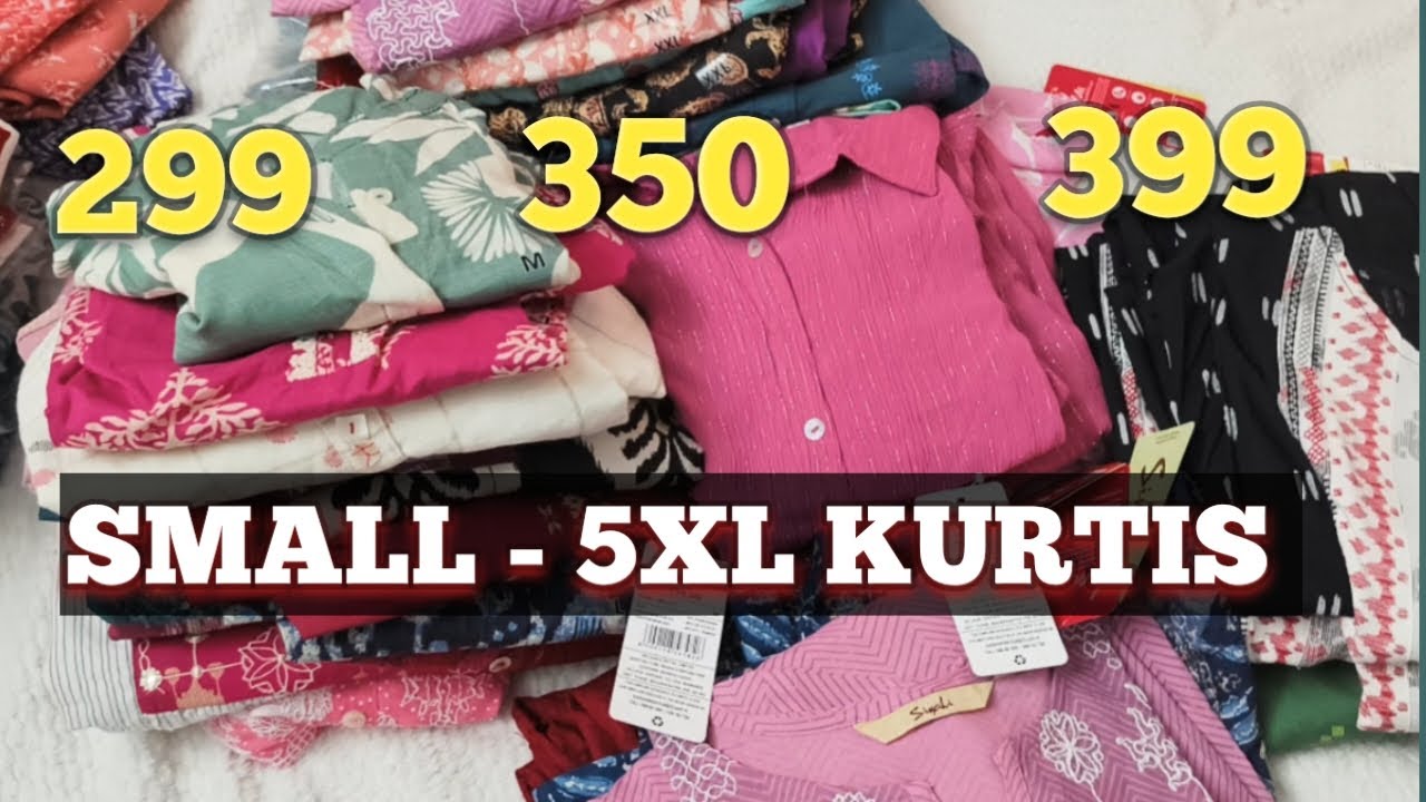 299 / 350 / 399 വിലയിൽ Stylish Kurtis 😍 | Small മുതൽ 5XL വരെ | Daily Wear #Kurtis #EshroosFashions