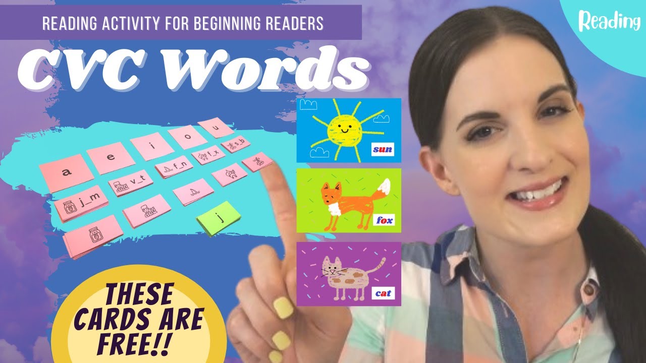 CVC Words Activities for Your Beginning Reader ** Psst! There's a Free Printable Resource Inside! **