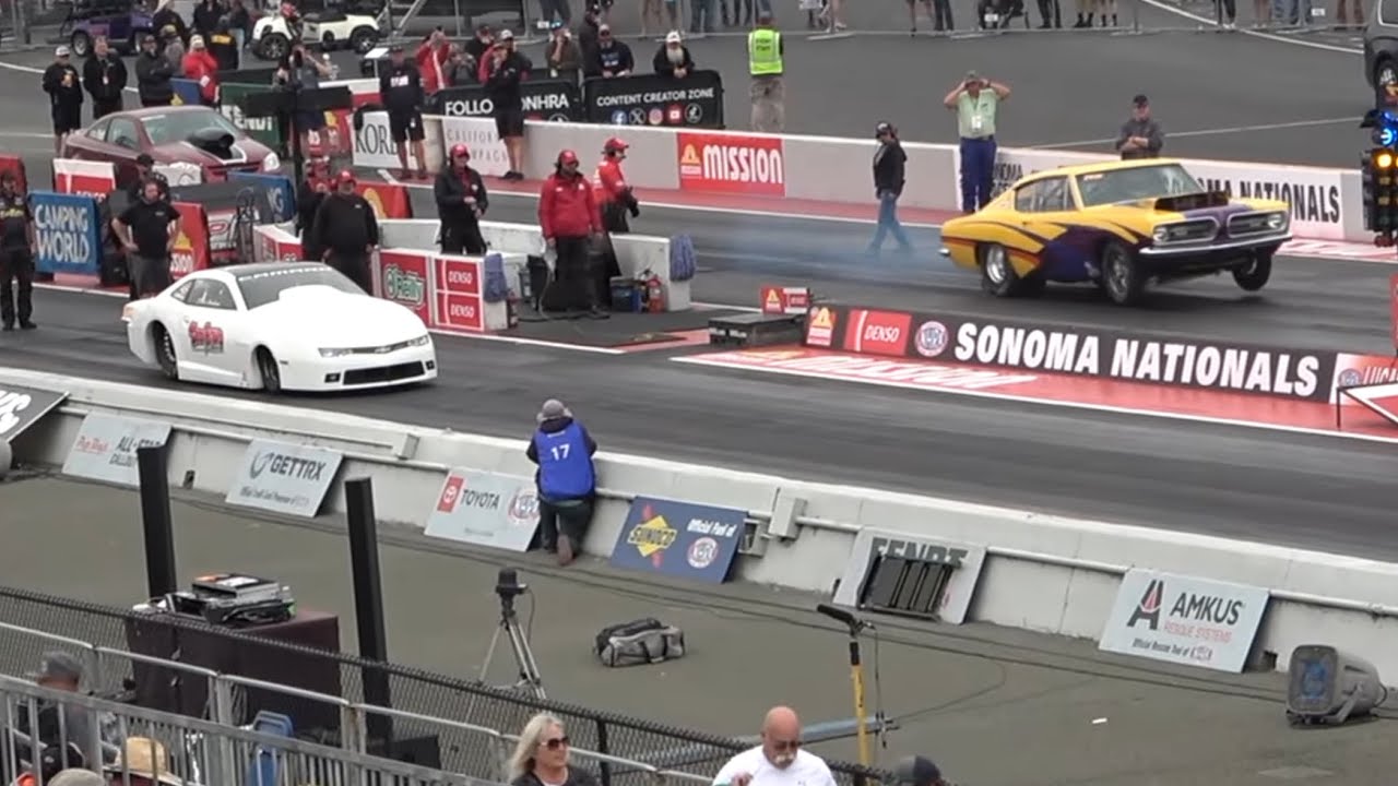 NHRA Sonoma Nationals 2024 E 1 TopDragster & Competition Eliminator