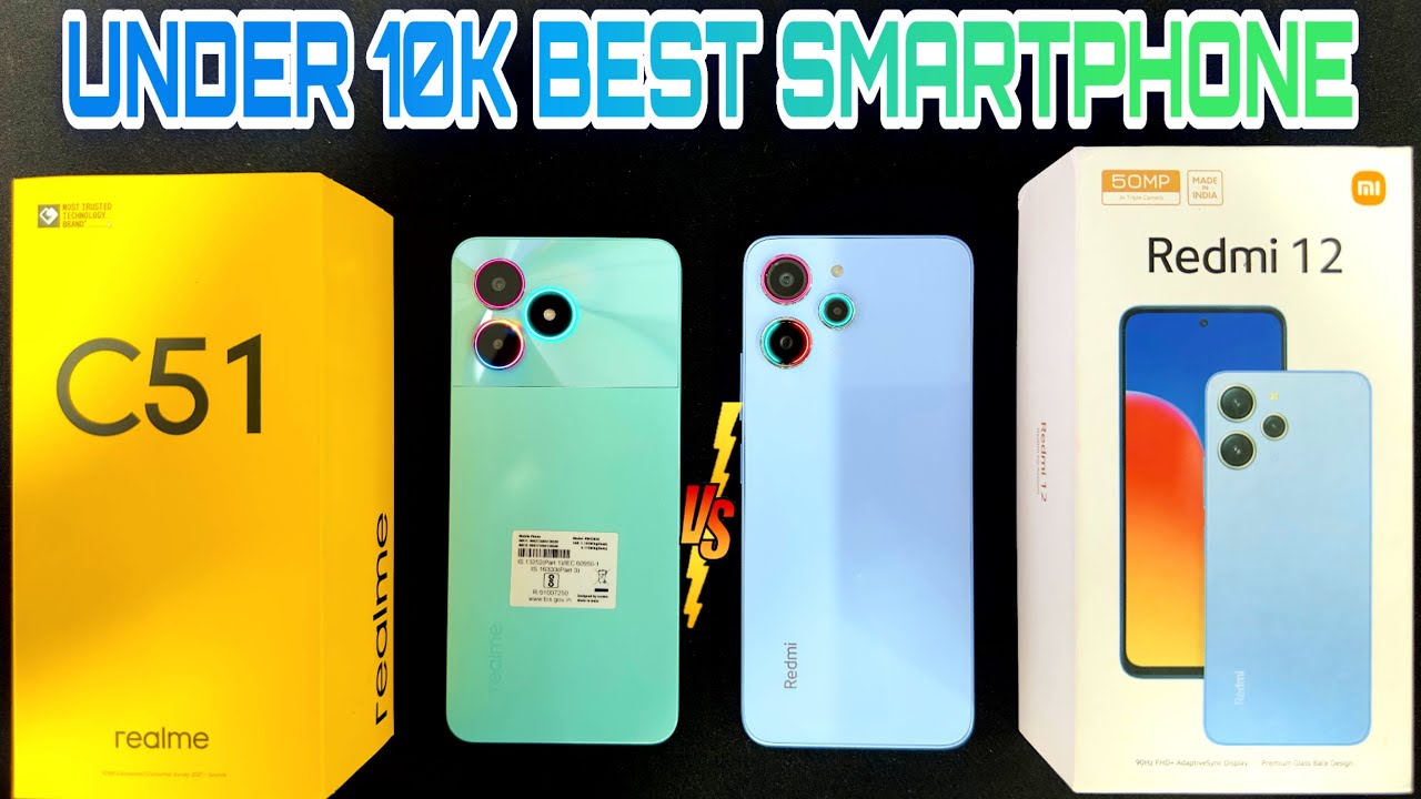 Realme C51 Vs Redmi 12 Under 10000 Which is Best ? Full Unboxing & Comparison in Hindi