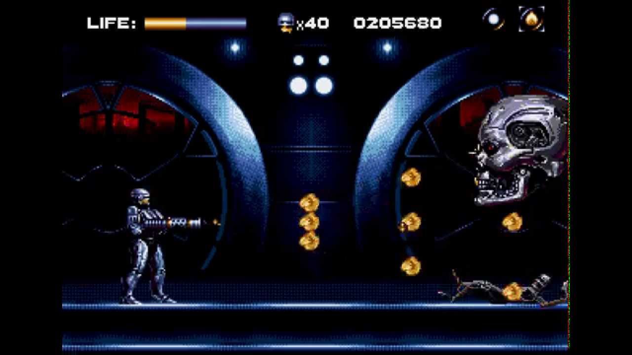 RoboCop Versus The Terminator Longplay (Mega Drive/Genesis) [50 FPS]