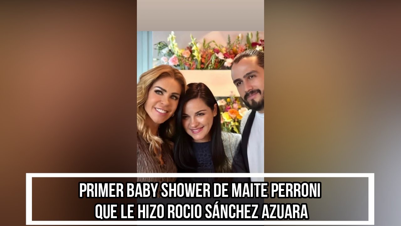 PRIMER BABY SHOWER DE MAITE PERRONI QUE LE HIZO ROCIO SÁNCHEZ AZUARA
