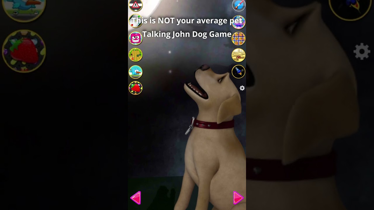 This is NOT your average pet 👀 Talking John Dog Game  #funny #talkingjohndog