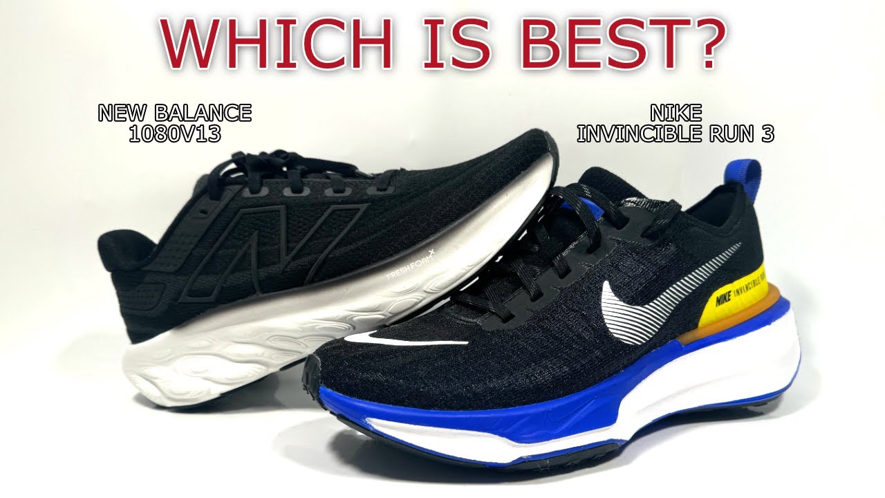Comparing the Nike Invincible Run 3 vs New Balance 1080v13