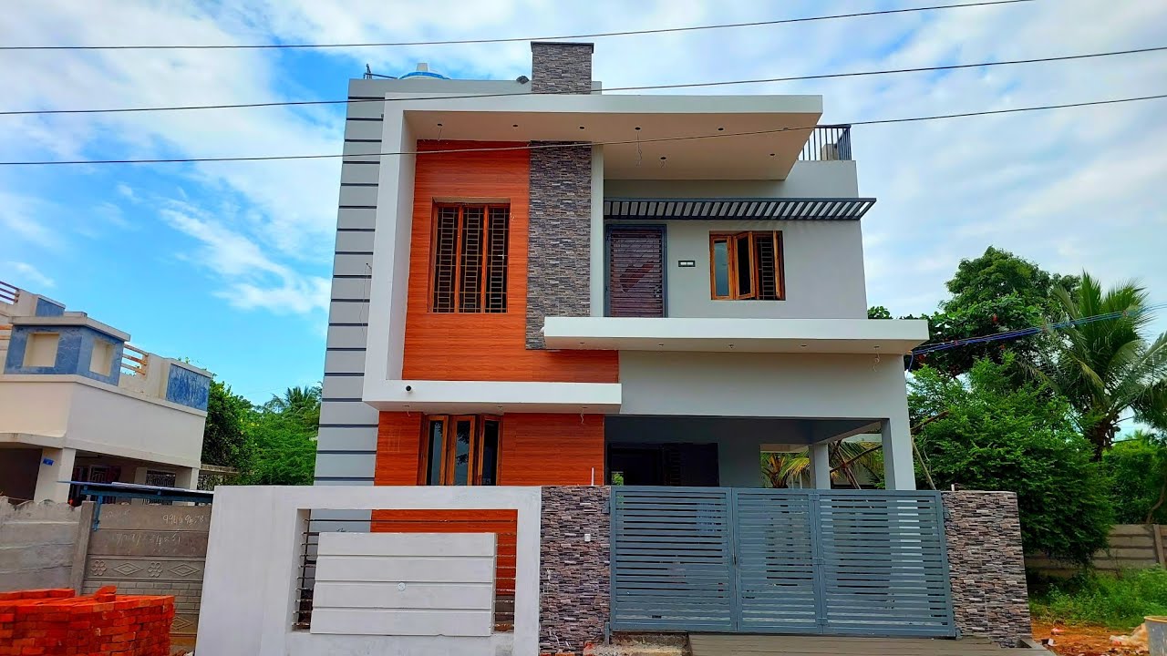 Nearby Bharathi Nagar M.c Road New House for sale in Thanjavur #trending#viralvideo#new #home #2025