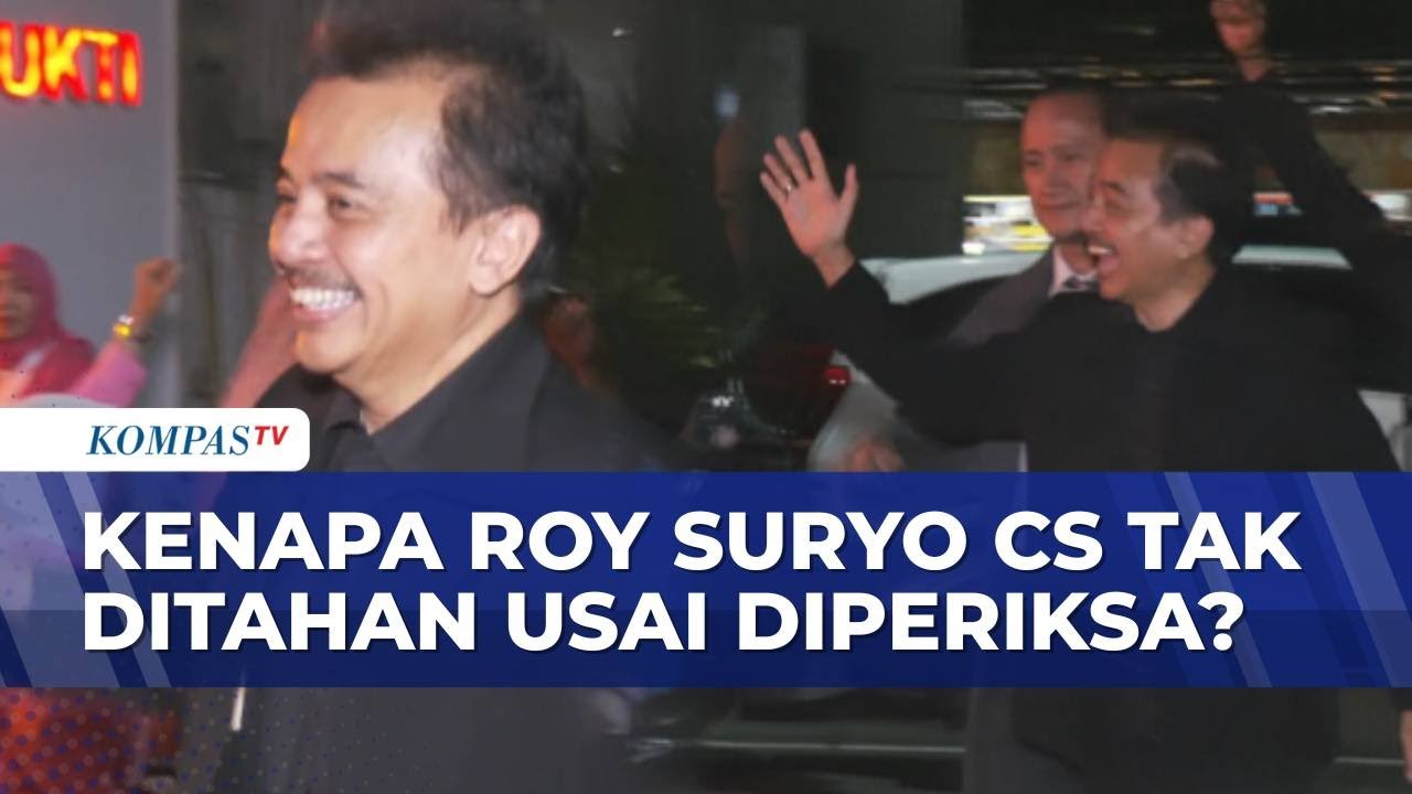 Alasan Roy Suryo CS Tak Ditahan Usai Diperiksa Sebagai Tersangka Kasus Ijazah Jokowi | KOMPAS PAGI