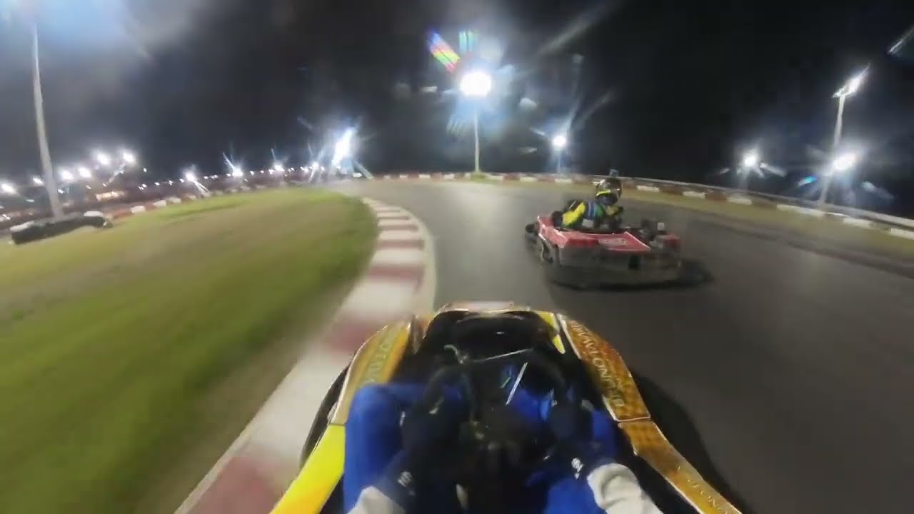 Treino disputado na chuva com Katiano e Rodrigo Oliveira - Bateria aberta Kart Rental Circuito M3