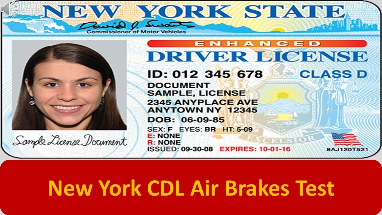 New York CDL Air Brakes Test