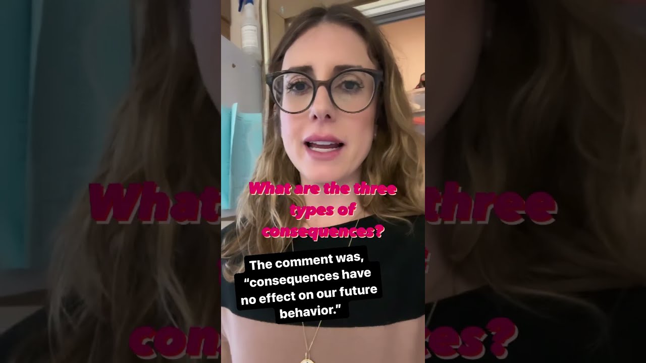 Three types of consequences explained