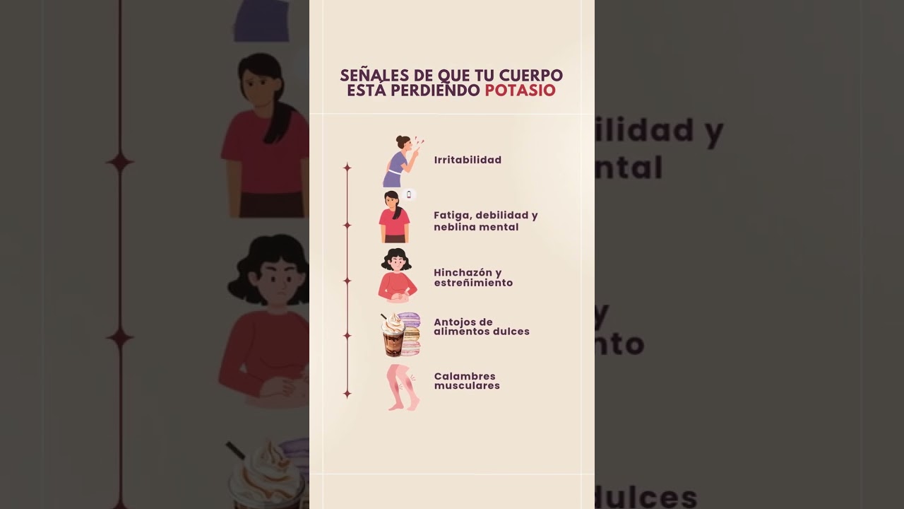 Se&ntilde;ales de Deficiencia de Potasio en Mujeres