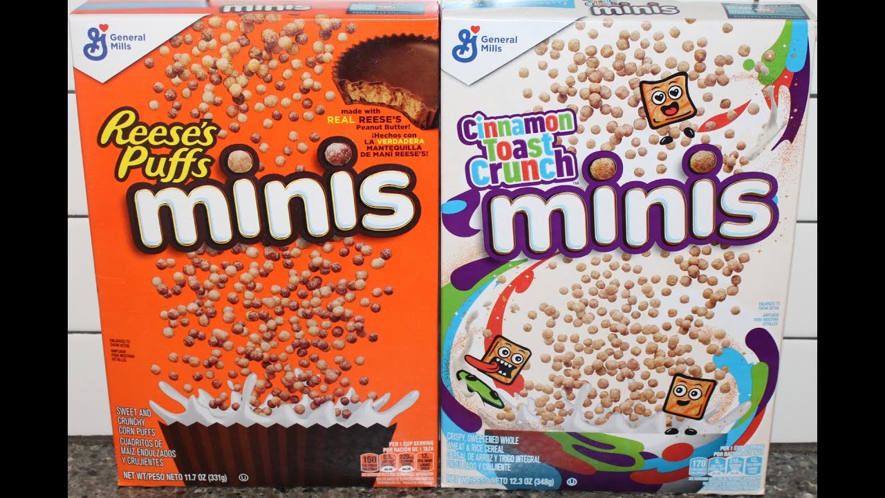 Reese’s Puffs Minis Cereal & Cinnamon Toast Crunch Minis Cereal Review